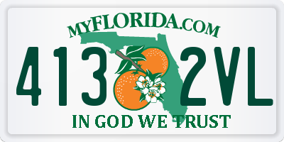 FL license plate 4132VL
