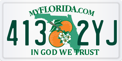 FL license plate 4132YJ