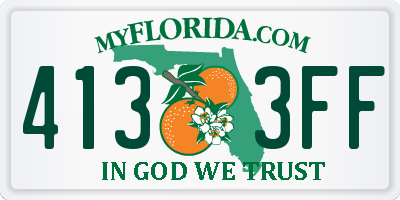 FL license plate 4133FF
