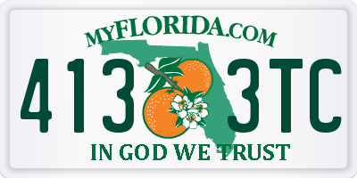 FL license plate 4133TC