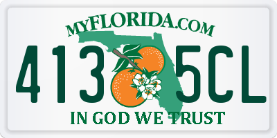 FL license plate 4135CL