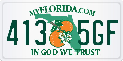 FL license plate 4135GF