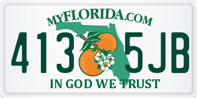 FL license plate 4135JB