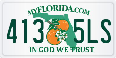 FL license plate 4135LS