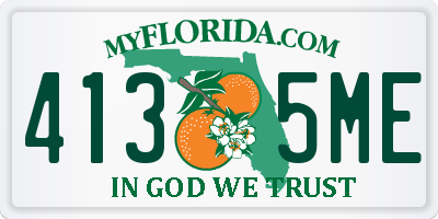 FL license plate 4135ME