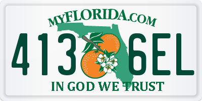 FL license plate 4136EL