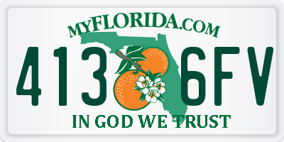 FL license plate 4136FV
