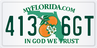 FL license plate 4136GT
