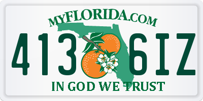 FL license plate 4136IZ