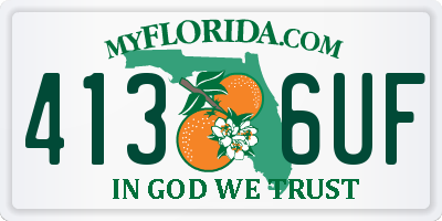 FL license plate 4136UF
