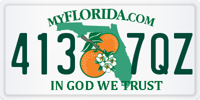 FL license plate 4137QZ