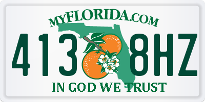 FL license plate 4138HZ