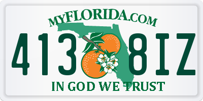 FL license plate 4138IZ