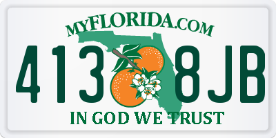 FL license plate 4138JB
