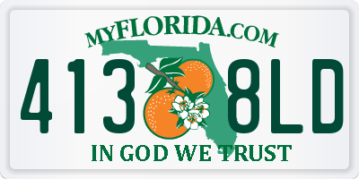 FL license plate 4138LD