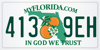 FL license plate 4139EH