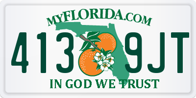 FL license plate 4139JT