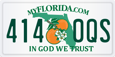 FL license plate 4140QS