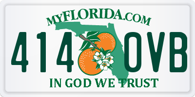FL license plate 4140VB