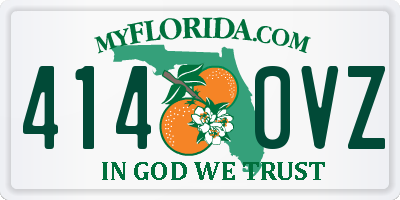 FL license plate 4140VZ