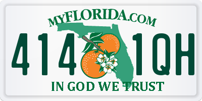 FL license plate 4141QH