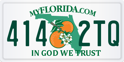 FL license plate 4142TQ