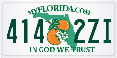 FL license plate 4142ZI