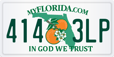 FL license plate 4143LP
