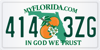 FL license plate 4143ZG