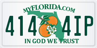 FL license plate 4144IP