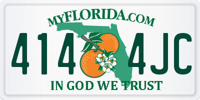 FL license plate 4144JC