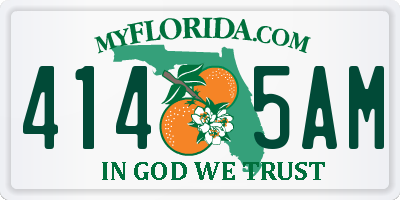 FL license plate 4145AM