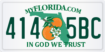 FL license plate 4145BC