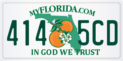FL license plate 4145CD