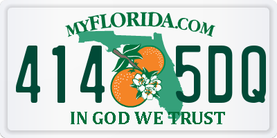 FL license plate 4145DQ
