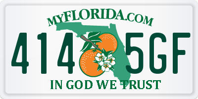 FL license plate 4145GF