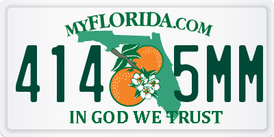 FL license plate 4145MM