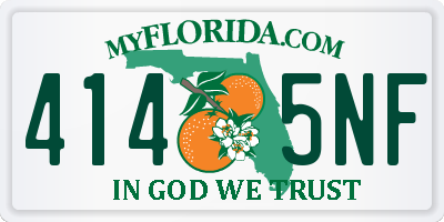 FL license plate 4145NF