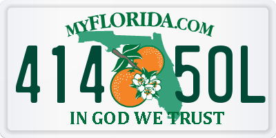 FL license plate 4145OL