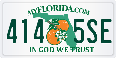 FL license plate 4145SE