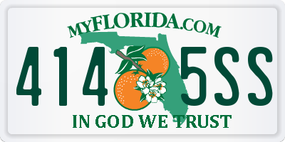 FL license plate 4145SS