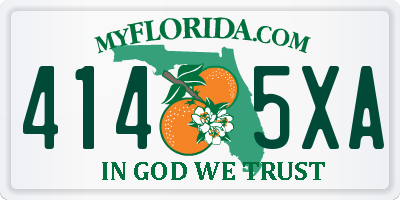 FL license plate 4145XA