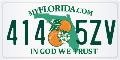 FL license plate 4145ZV