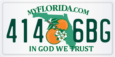 FL license plate 4146BG