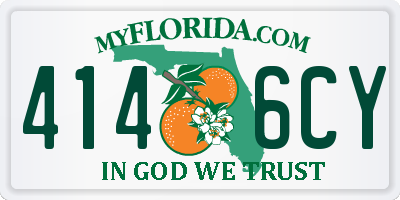 FL license plate 4146CY