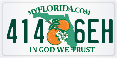 FL license plate 4146EH