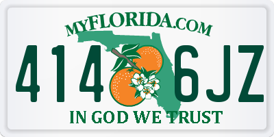 FL license plate 4146JZ
