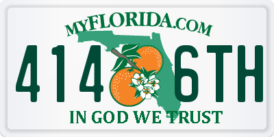 FL license plate 4146TH