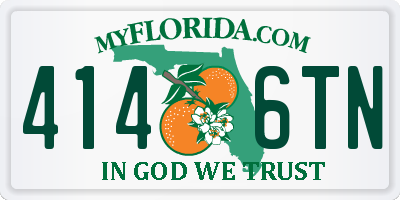 FL license plate 4146TN