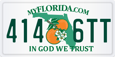 FL license plate 4146TT